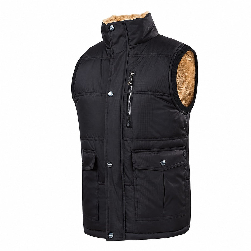 Cooper | Sherpa-Lined Puffer Vest