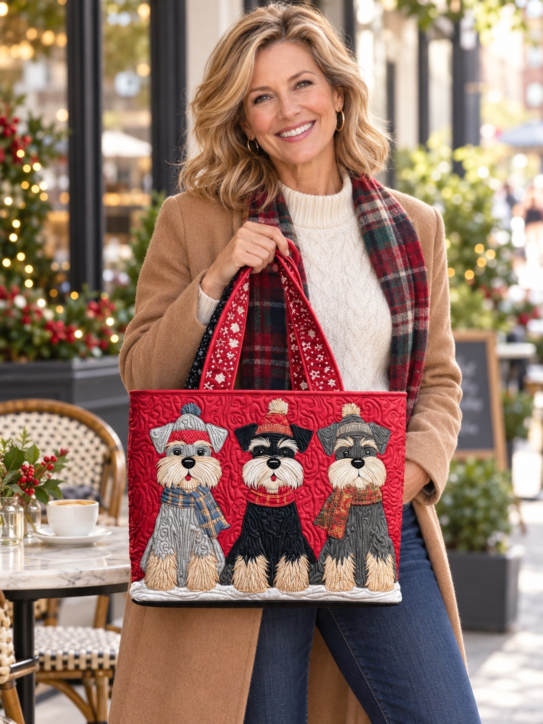 Courtney | Elegant Dog Art Tote Bag