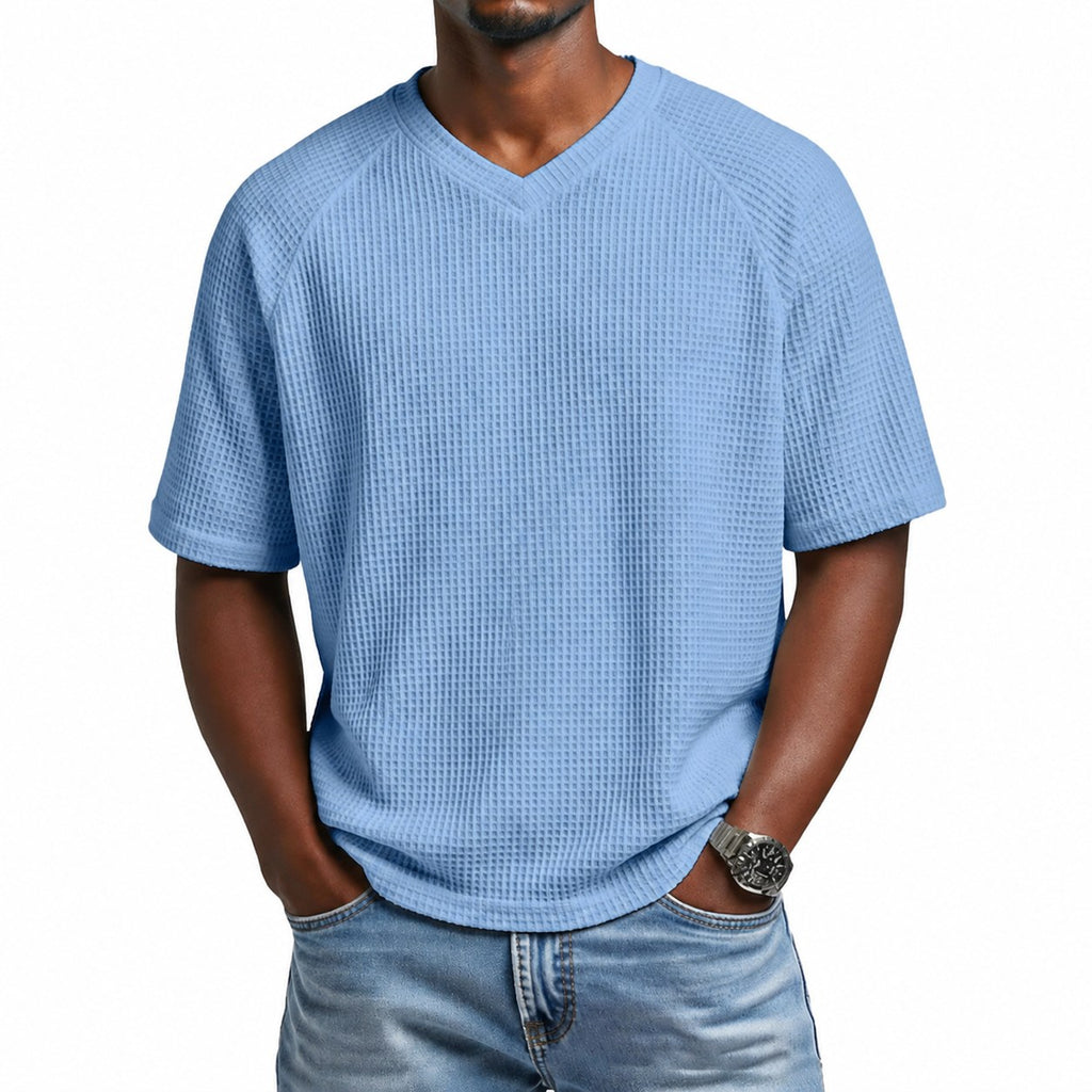 Crosby | V-neck Short Sleeve Waffle Shirt