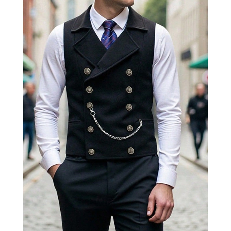 Edmund | Double-Breasted Tailored Waistcoat Image
