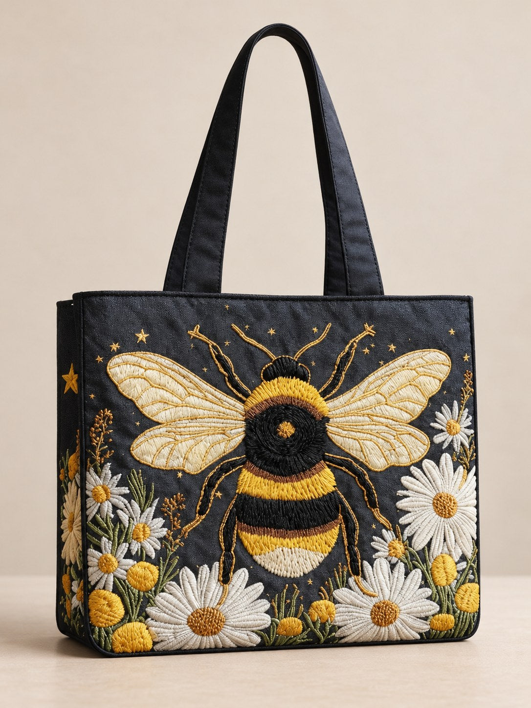 Cynthia | Stylish Bee Art Tote Bag