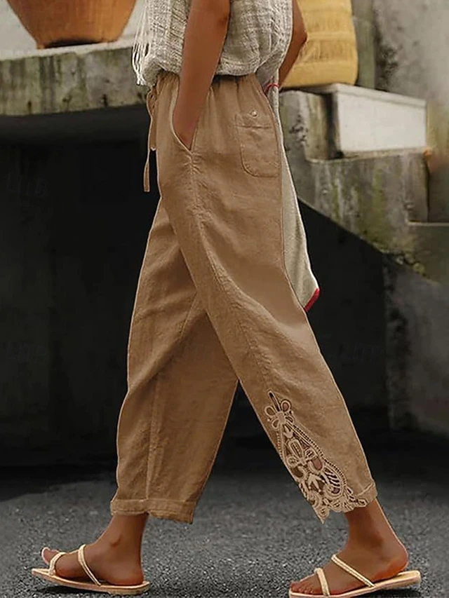 Rosalyn | Relaxed Cropped Pants Image