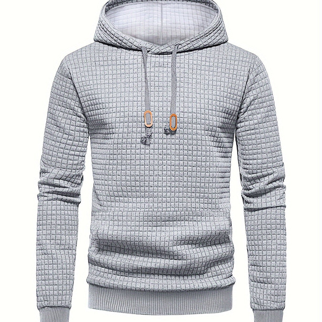 Garrison | Textured Hooded Pullover Hoodie