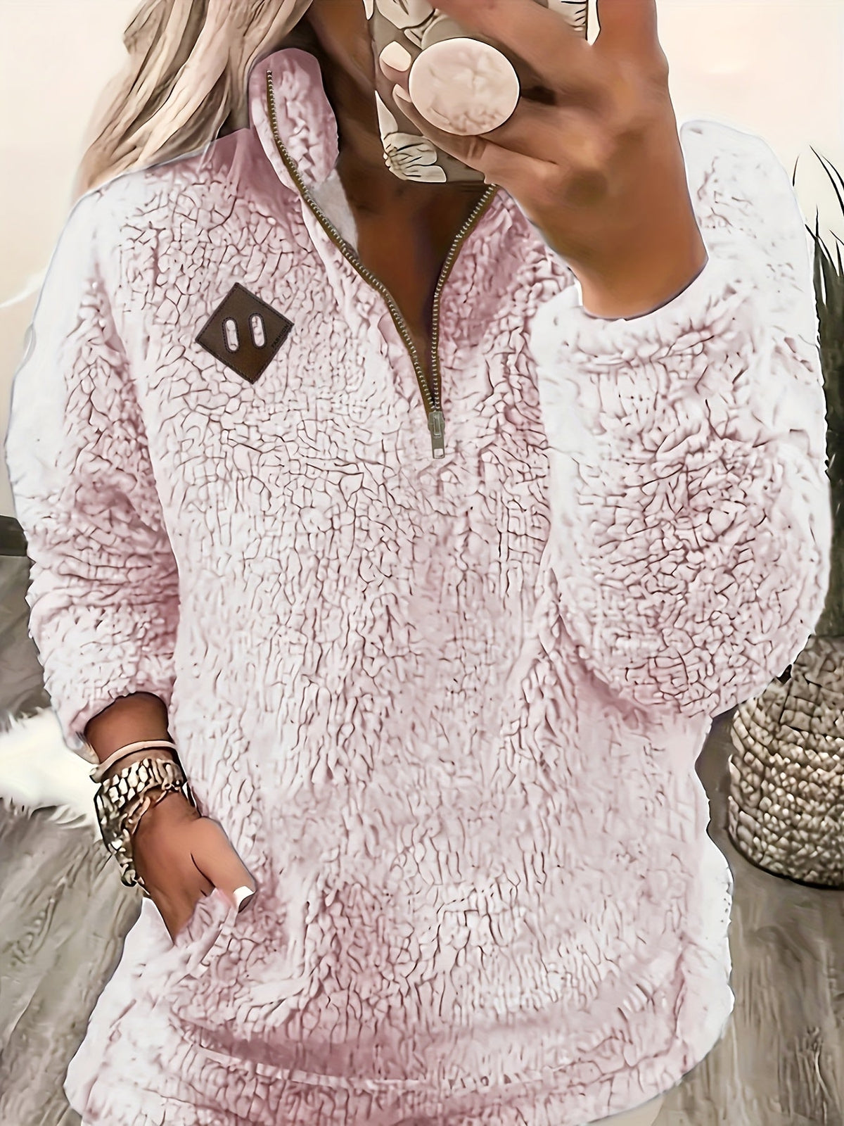 Renee | Cozy Half-Zip Pullover Image