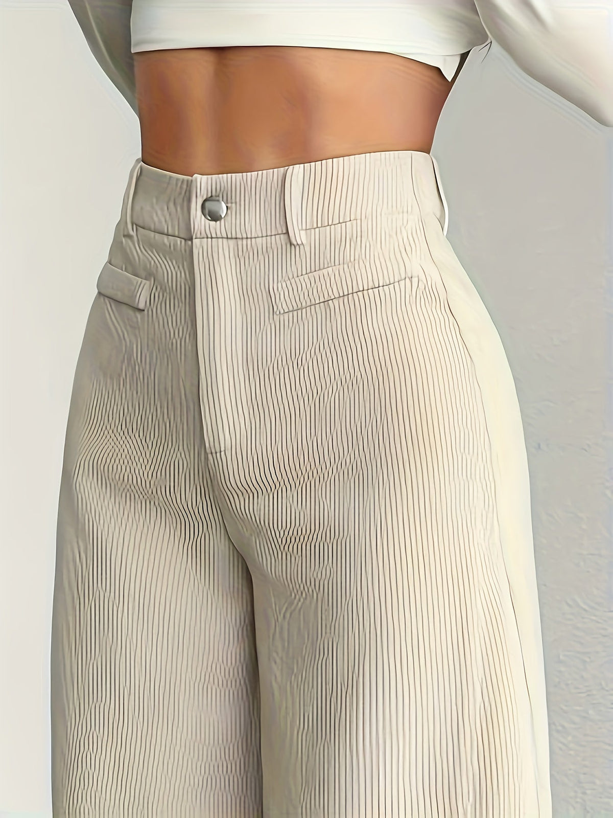Kimberly | High-Waisted Wide-Leg Trousers Image