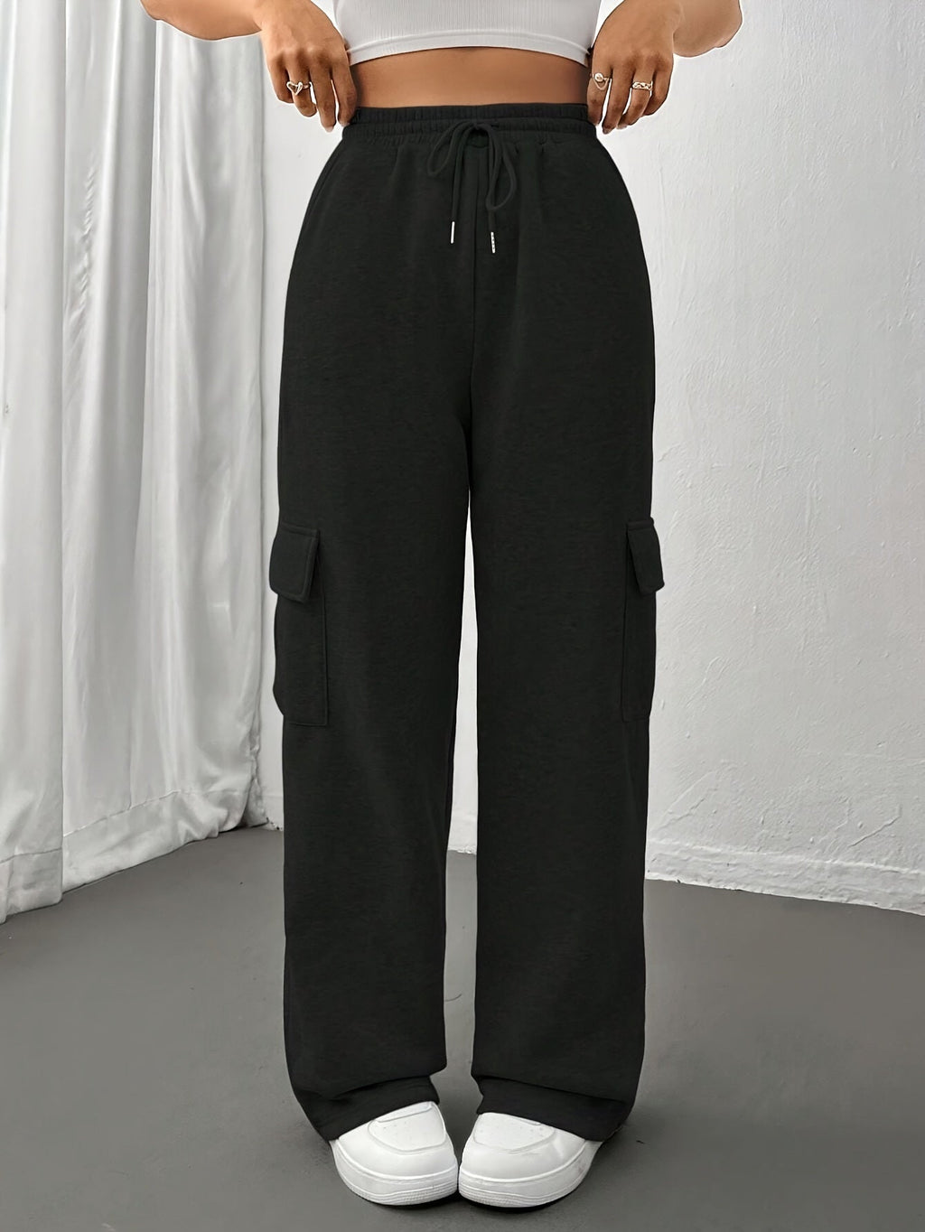 Ruth | Relaxed Cargo Sweatpants