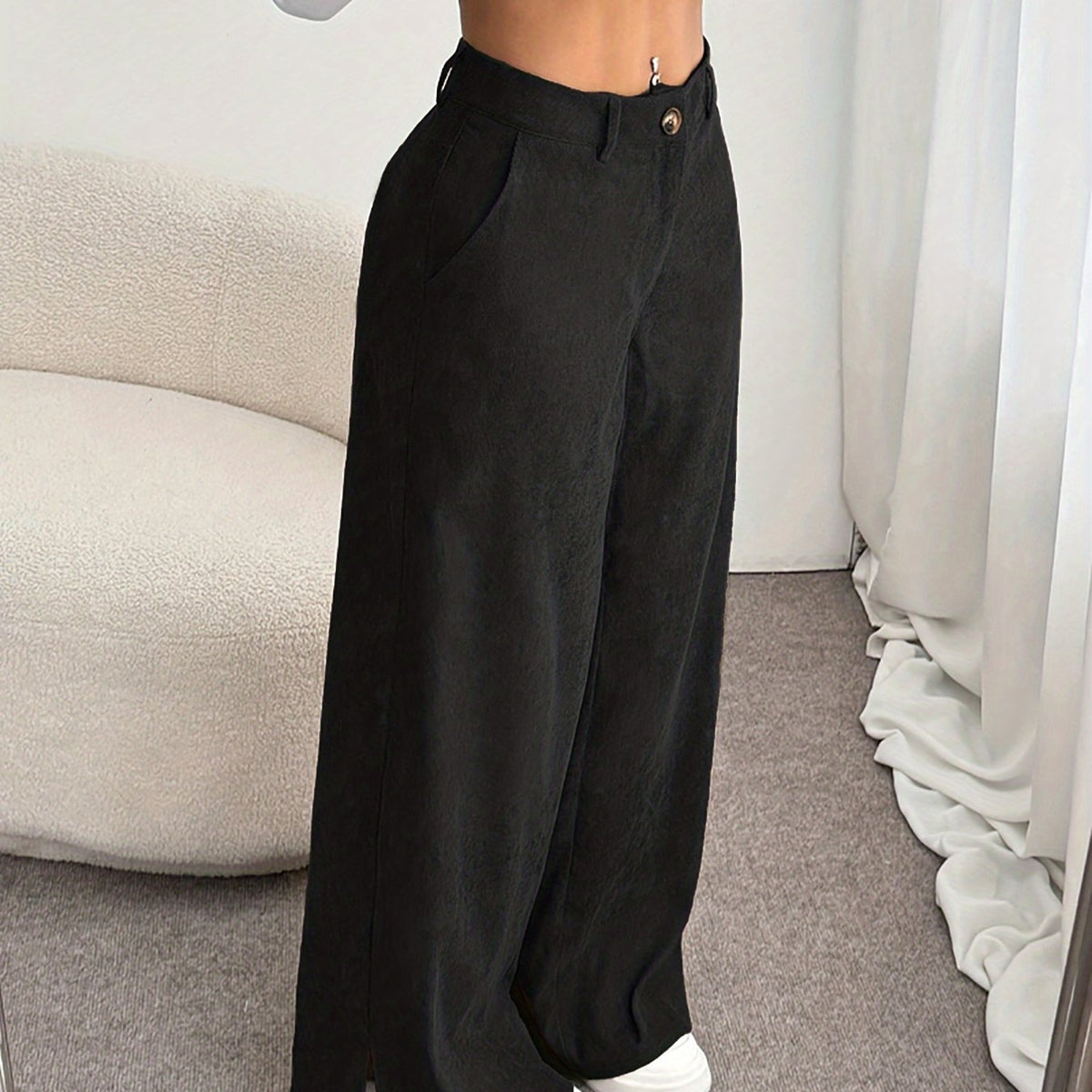 Margot | Straight-Leg Tailored Trousers Image