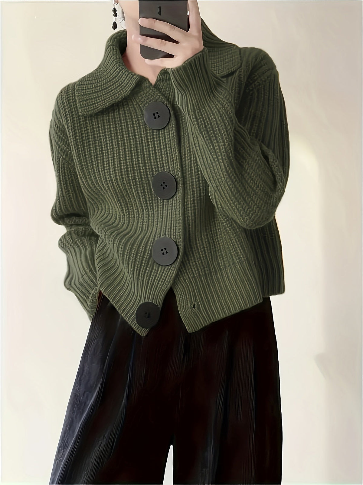 Eileen | Cozy Ribbed Knit Sweater Image