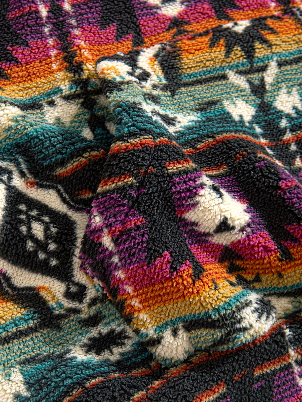 Wesley | Patterned Plush Hoodie