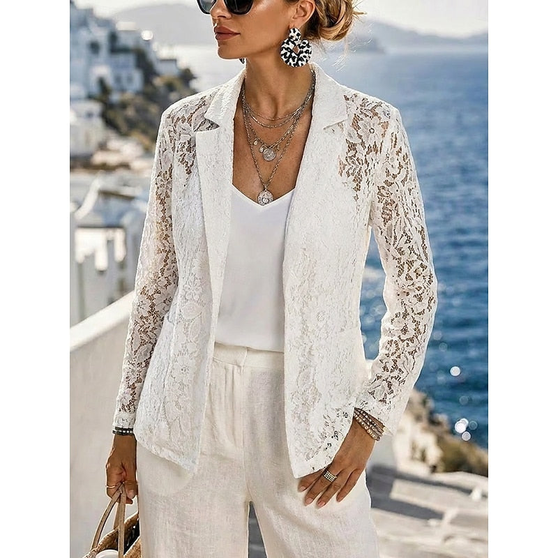 Annalise | Refined Openwork Blazer Image