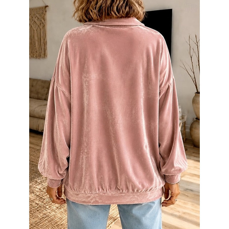Darcy | Relaxed Collared Pullover Image