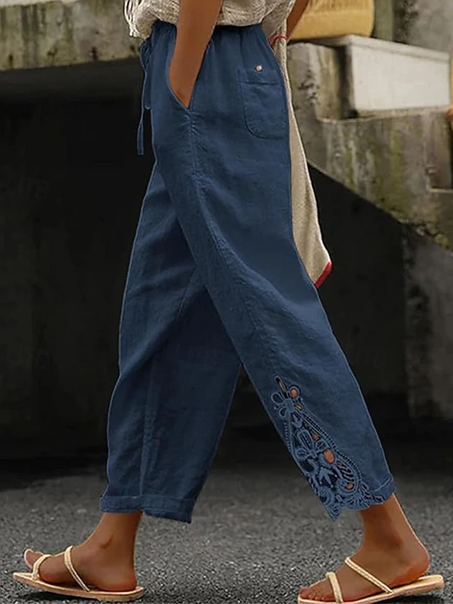 Rosalyn | Relaxed Cropped Pants Image