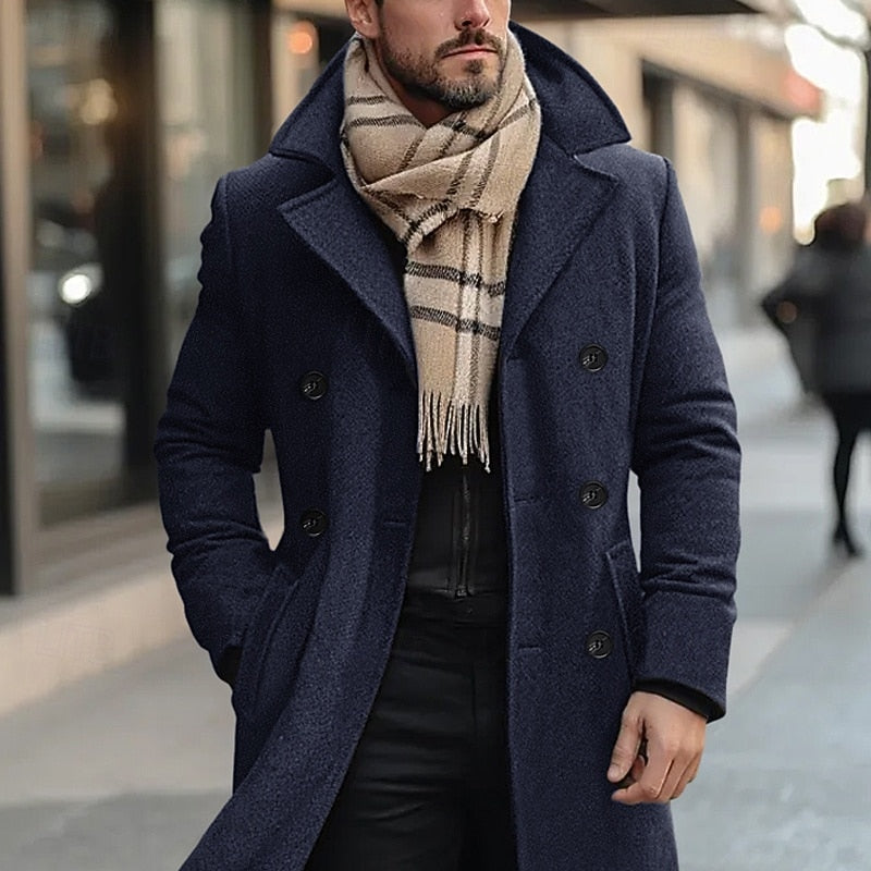 Malcolm | Refined Double-Breasted Overcoat Image
