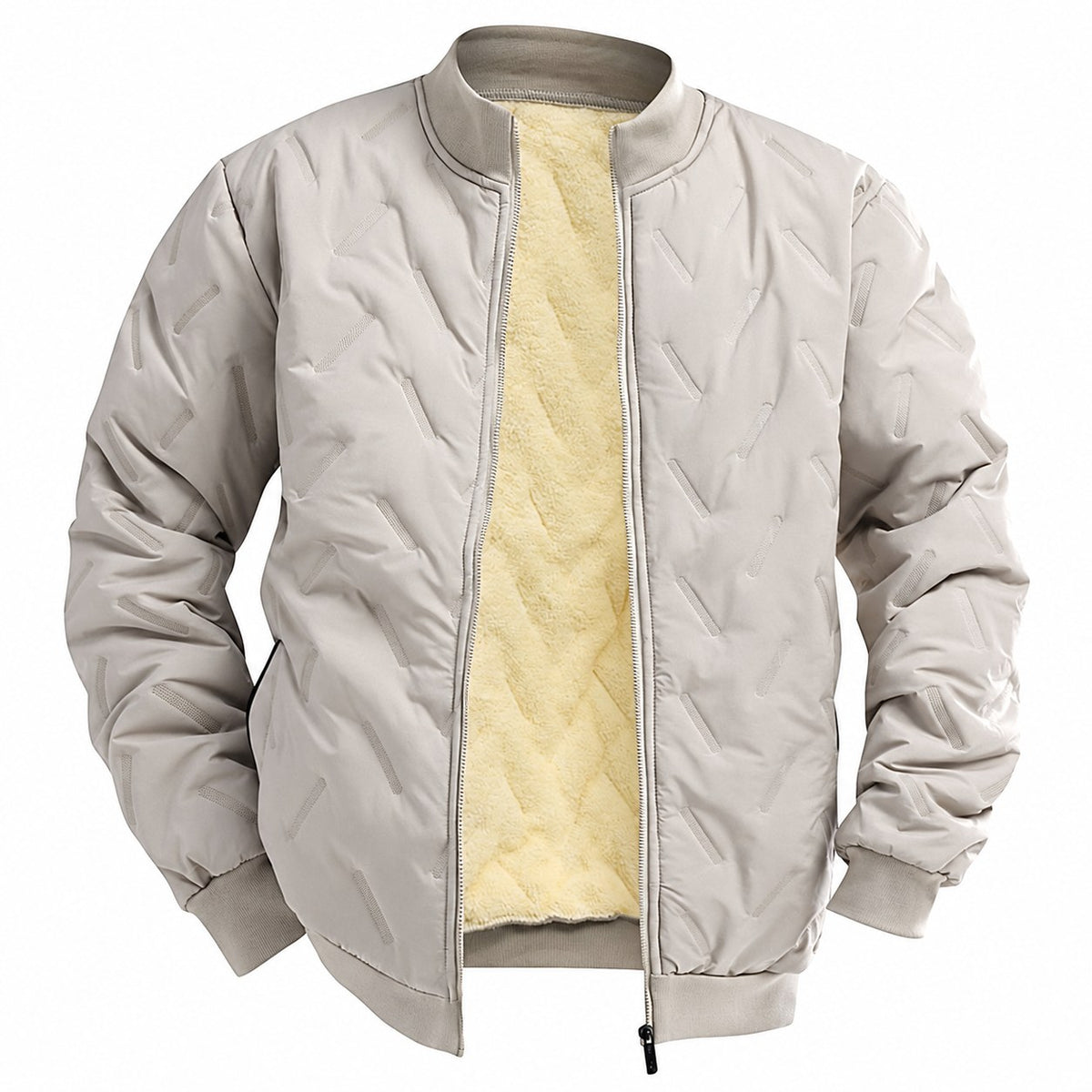 Douglas | Textured Quilted Bomber Jacket