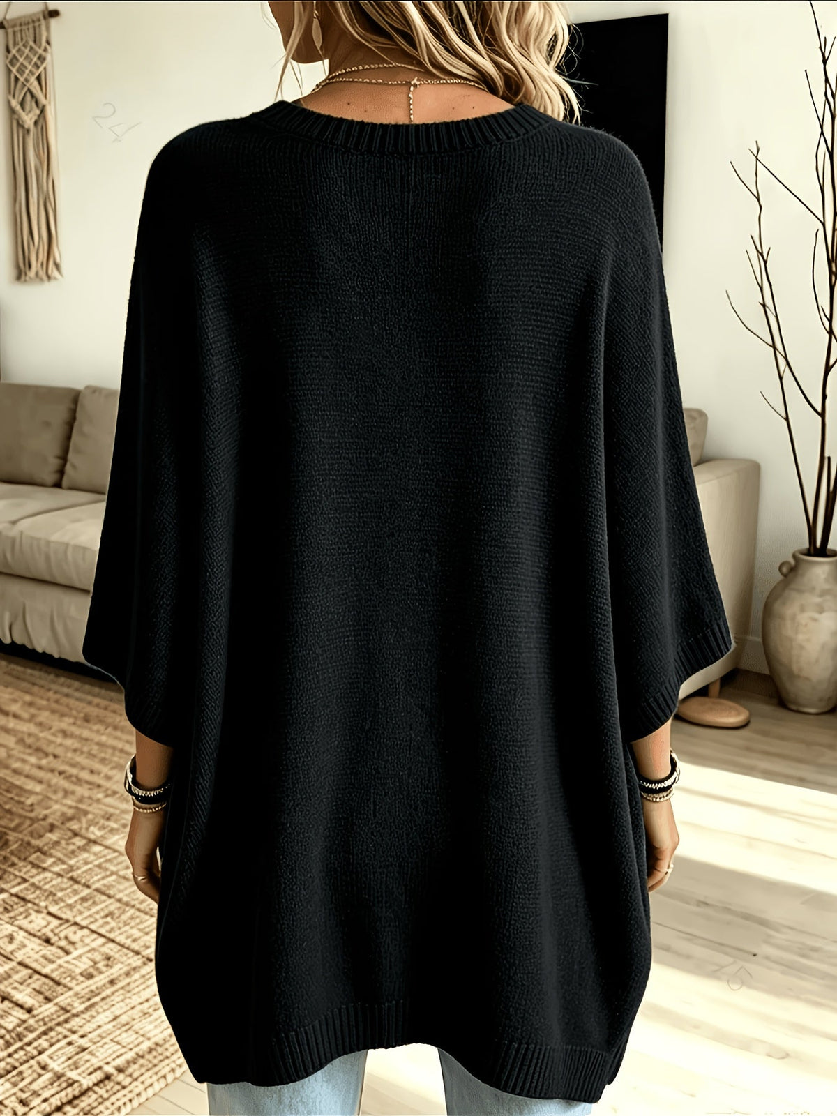 Arlene | Relaxed Batwing Sweater Image