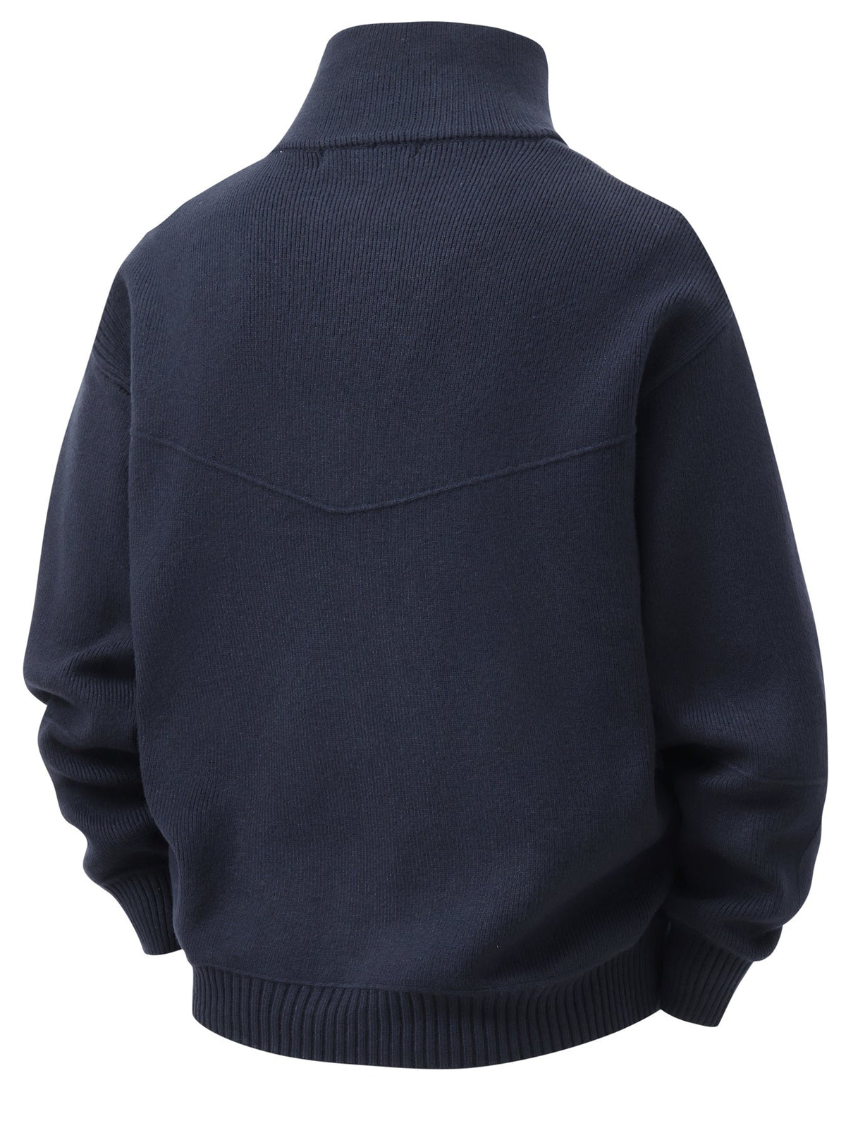 Barnaby | Zip-Front High-Neck Cardigan Image