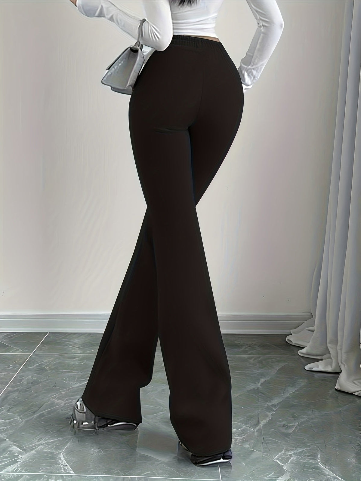 Gemma | High-Waist Flared Lounge Pants Image