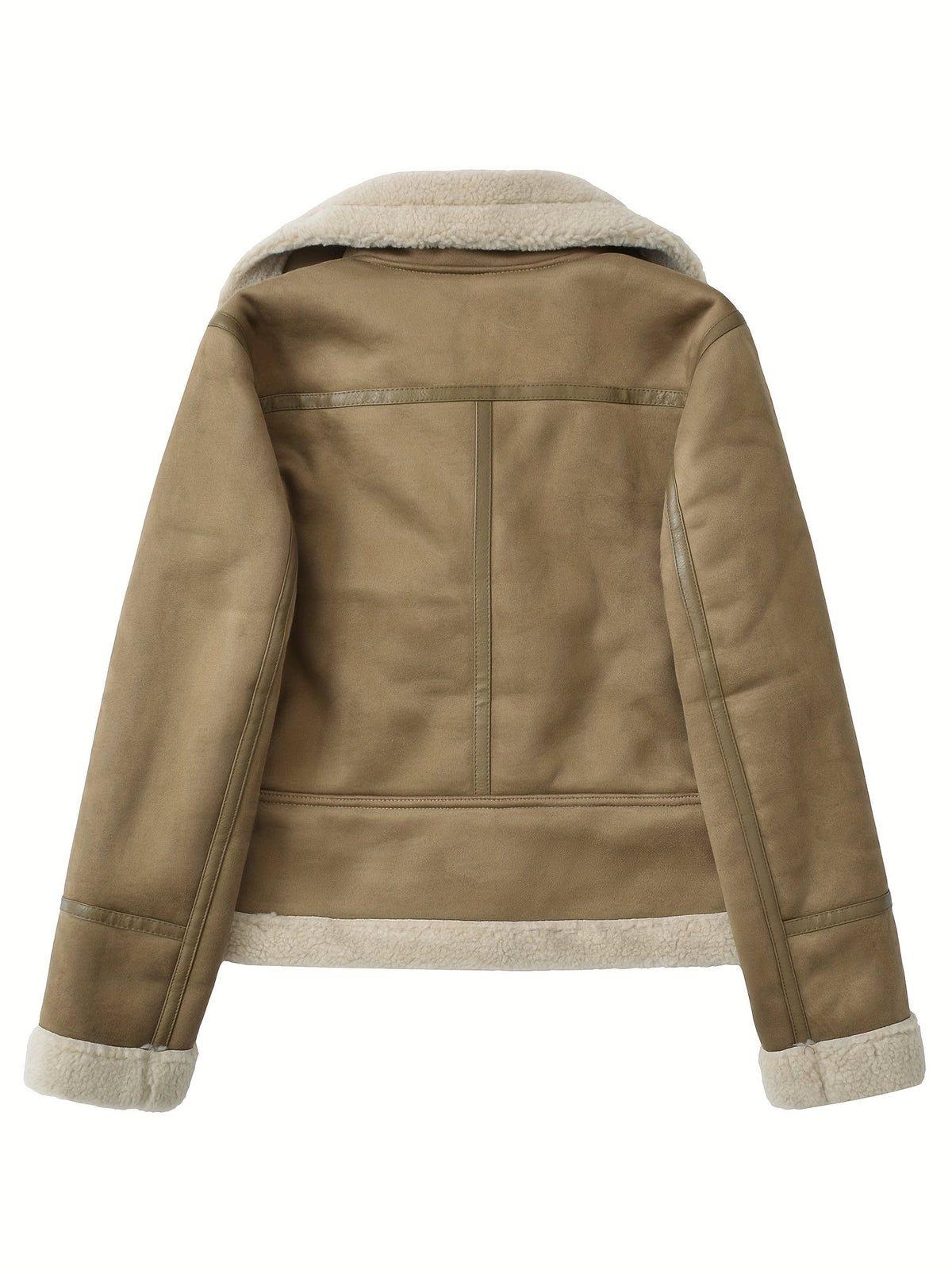Clara | Belted Aviator Jacket Image