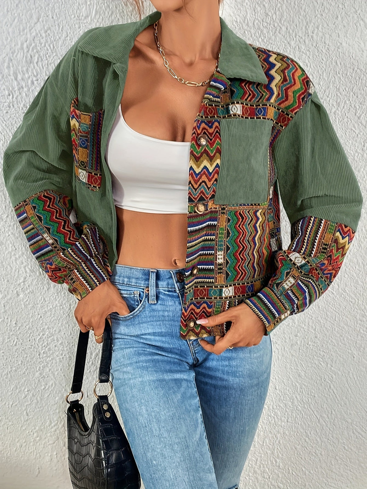 Simone | Artisan Patchwork Jacket Image