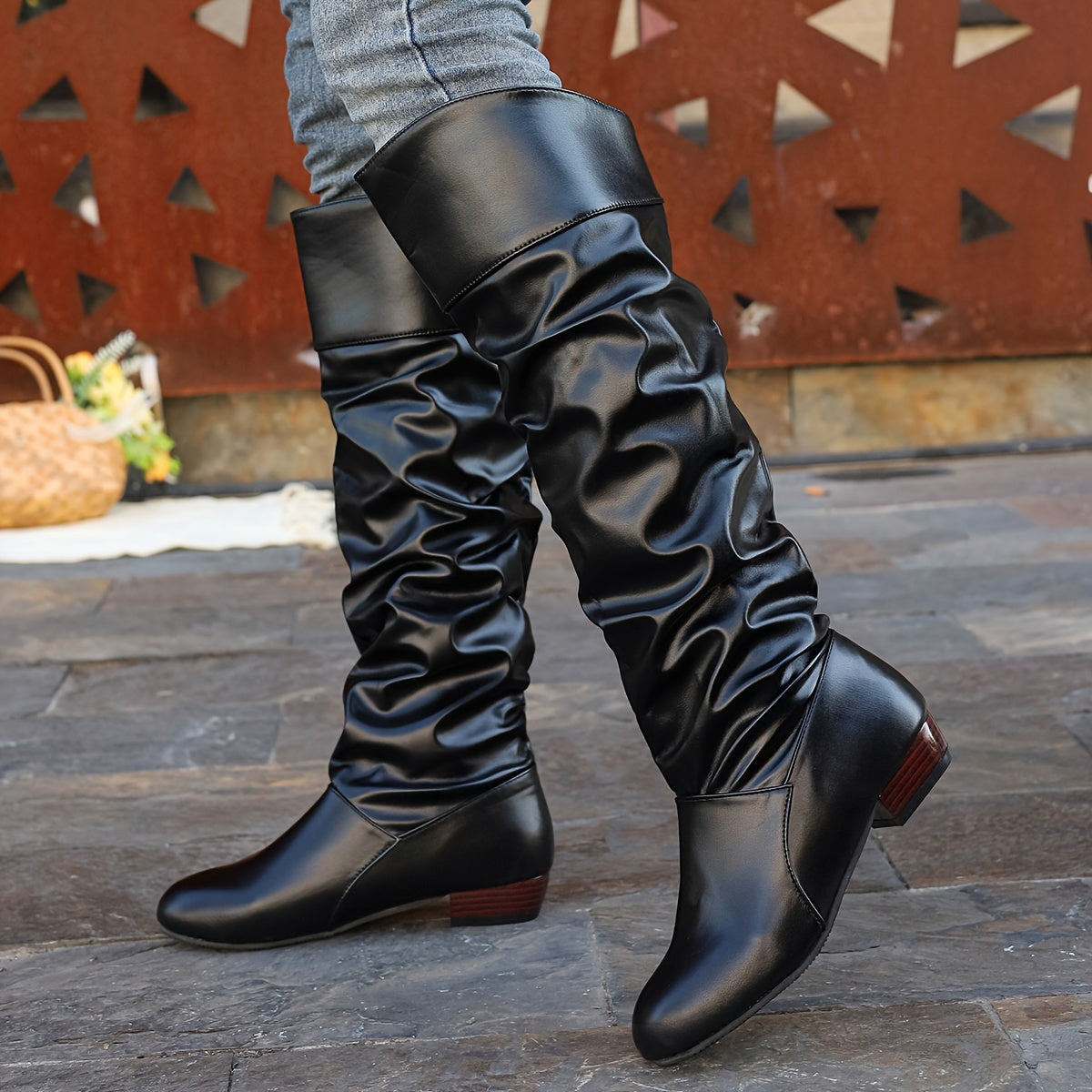 Margot | Slouch Knee-High Boots Image