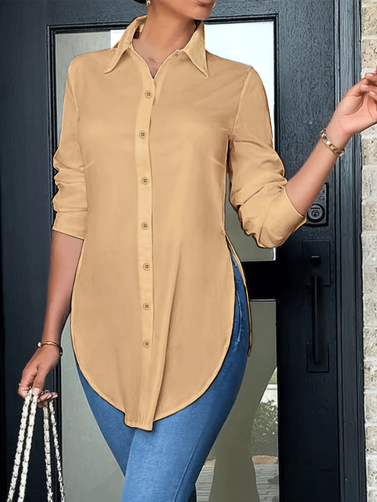 Quinn | Refined Button-Front Blouse Image