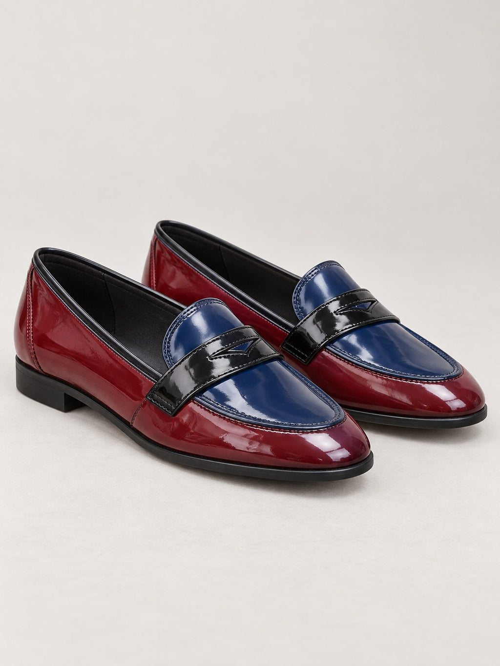 Emerson | Elegant Shiny Multicolor Loafer