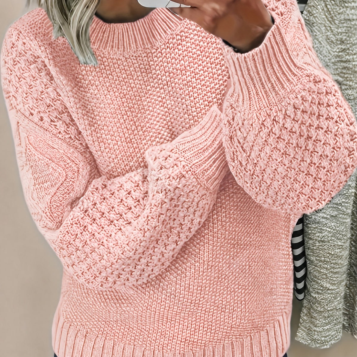 Bonnie | Cozy Lantern-Sleeve Sweater