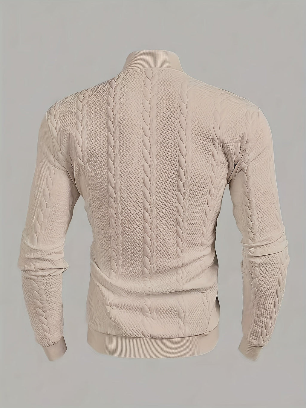 Merritt | Textured High-Neck Sweatshirt