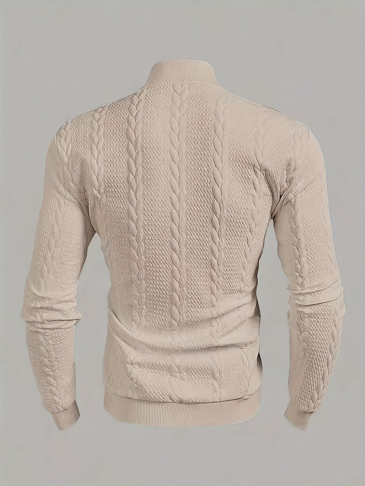 Merritt | Textured High-Neck Sweatshirt Image