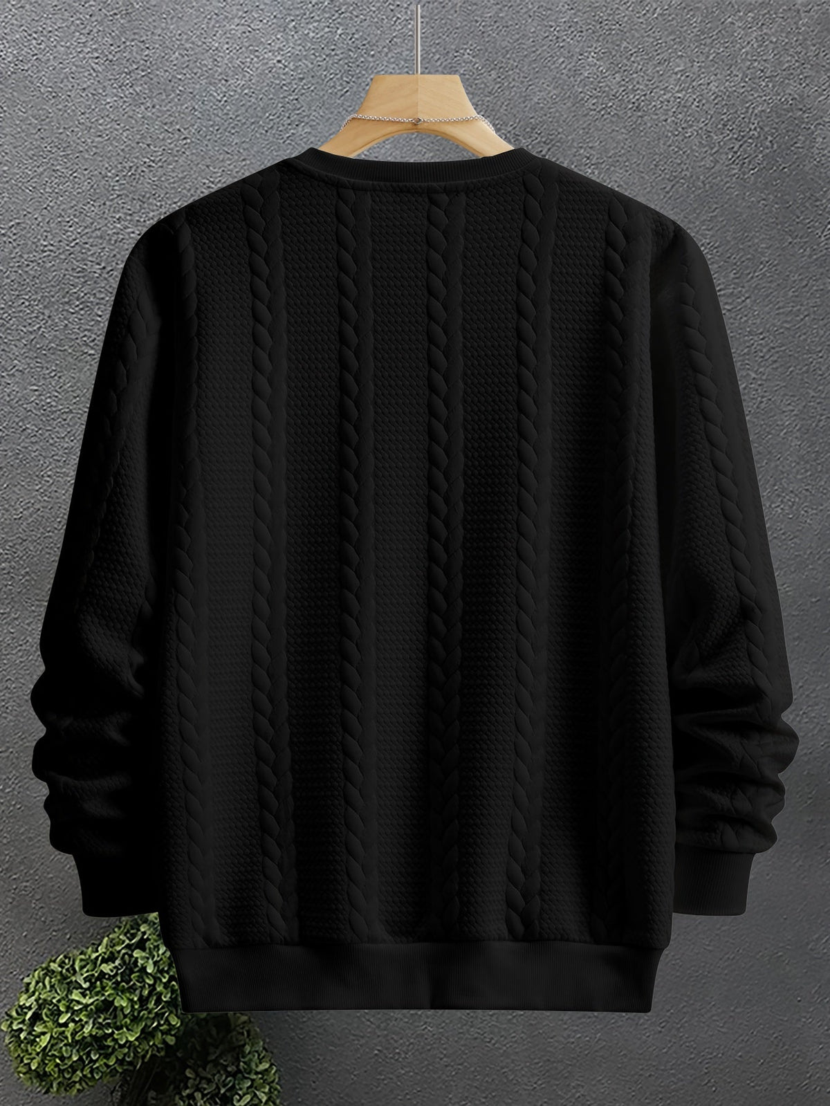 Thatcher | Textured Crew Neck Sweatshirt Image