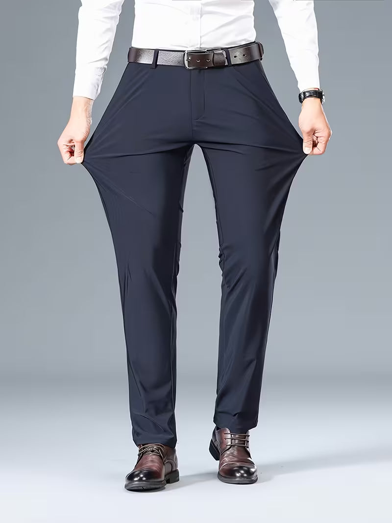 Aurelio | Classic Stretchable Everyday Trousers Image