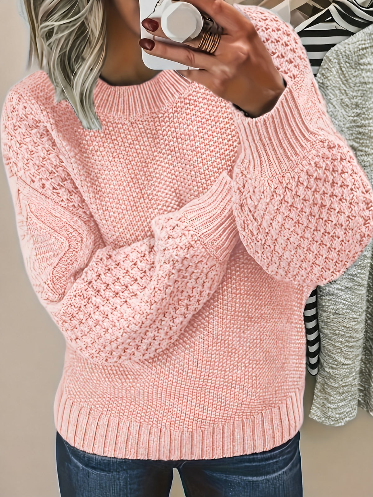 Bonnie | Cozy Lantern-Sleeve Sweater