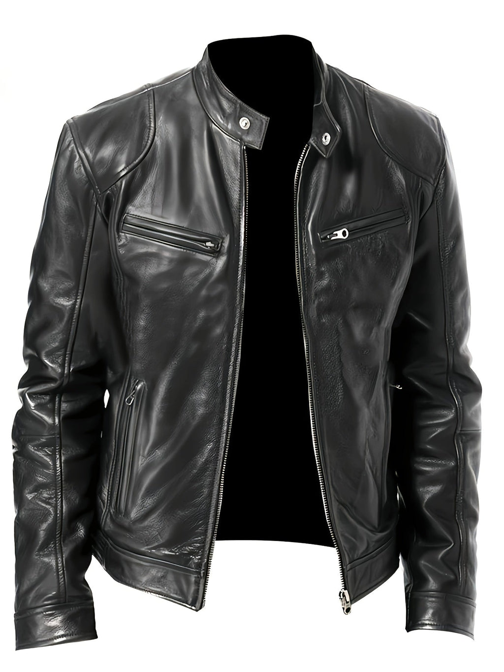 Bryson | Stand-Collar Moto Jacket