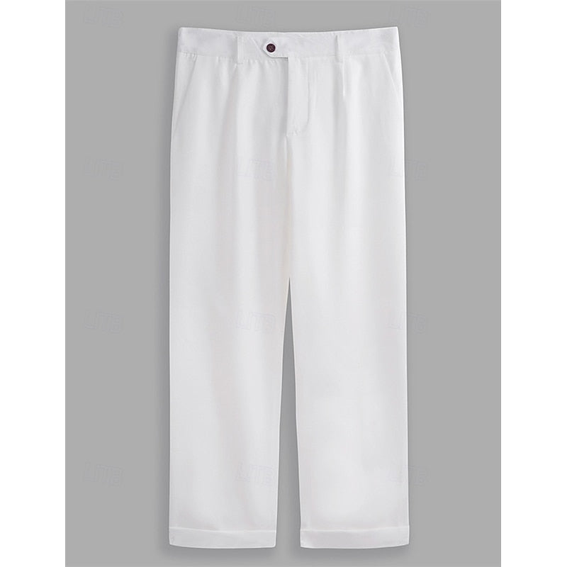 Sebastian | Tailored Pleated Trousers Image