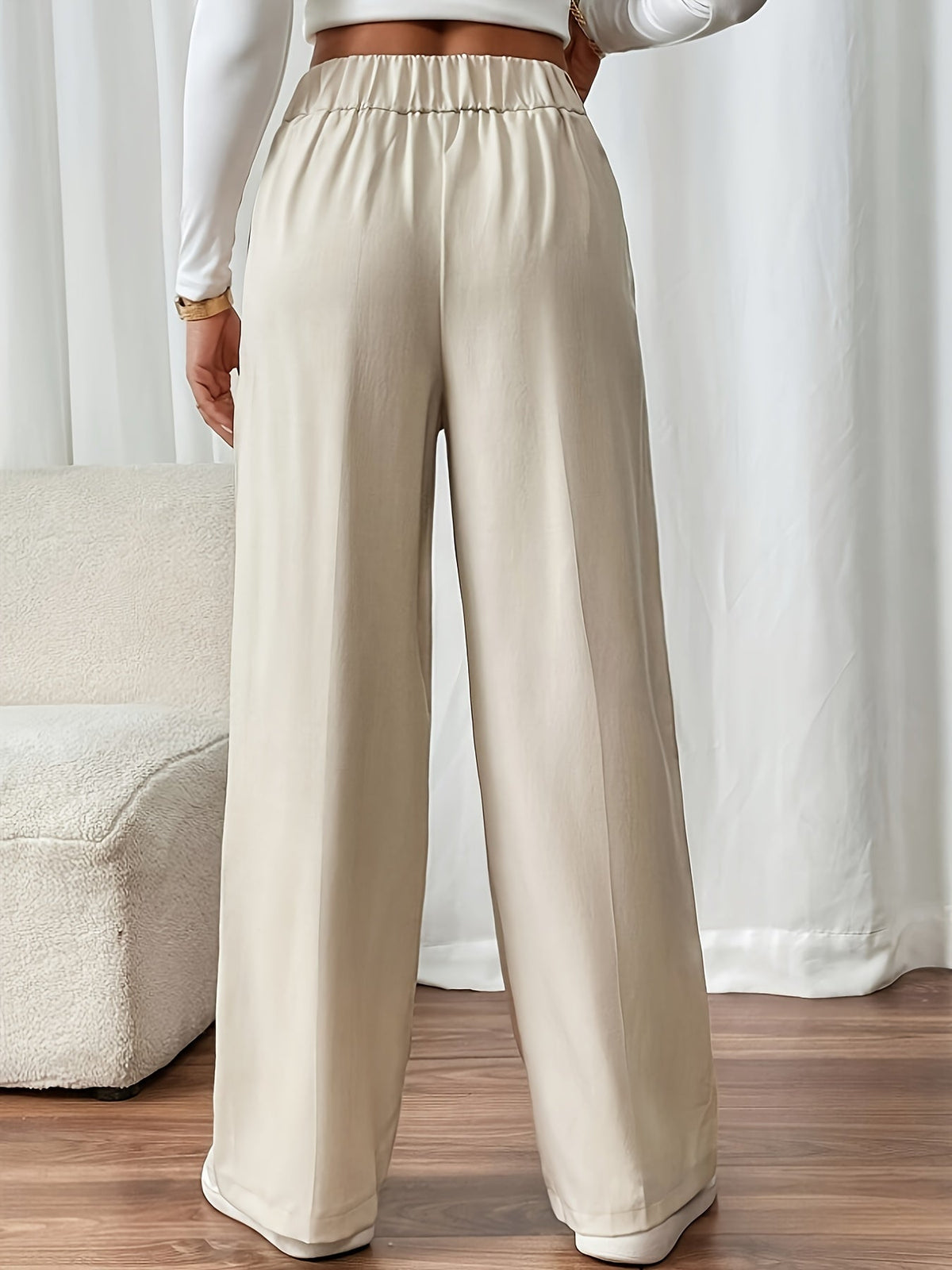 Lydia | Tailored High-Waist Wide-Leg Pants Image