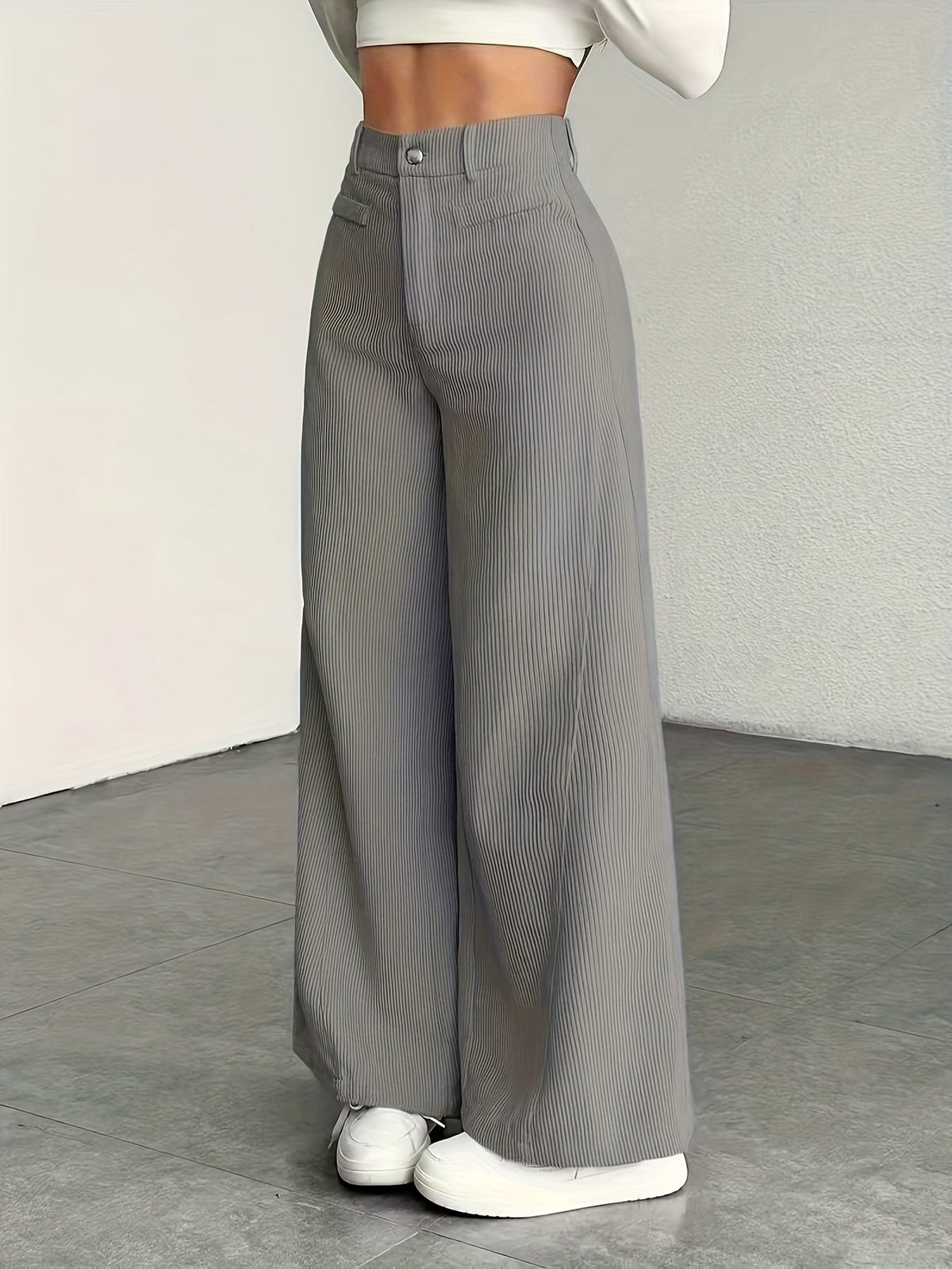 Kimberly | High-Waisted Wide-Leg Trousers