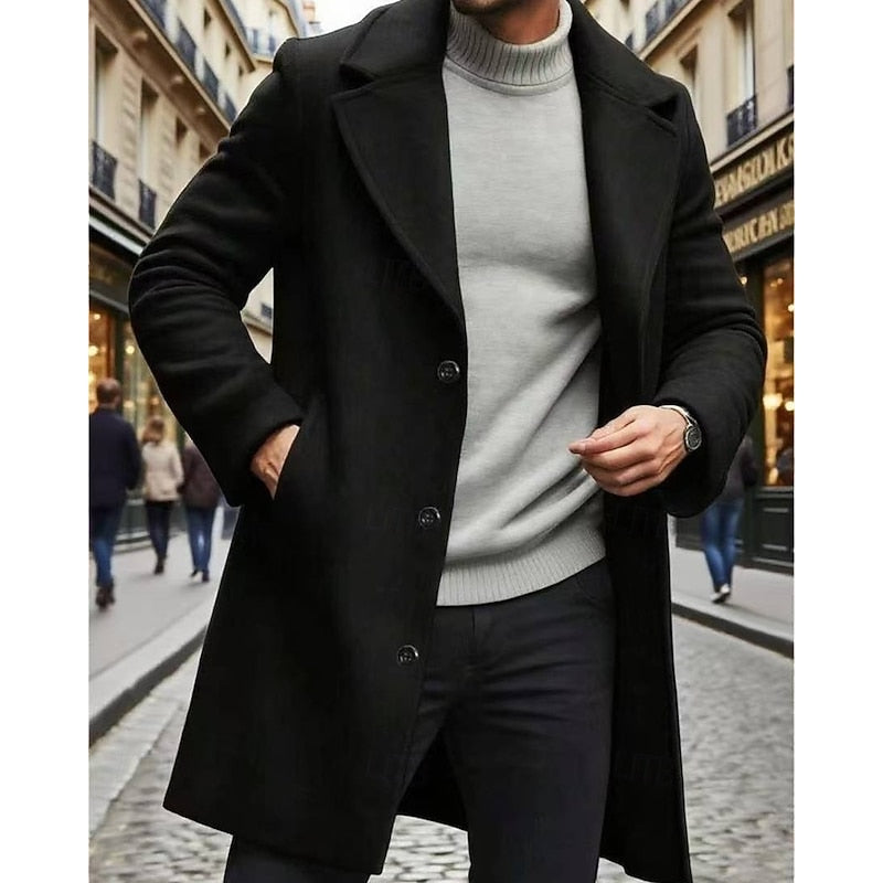 Callahan | Classic Long Overcoat Image