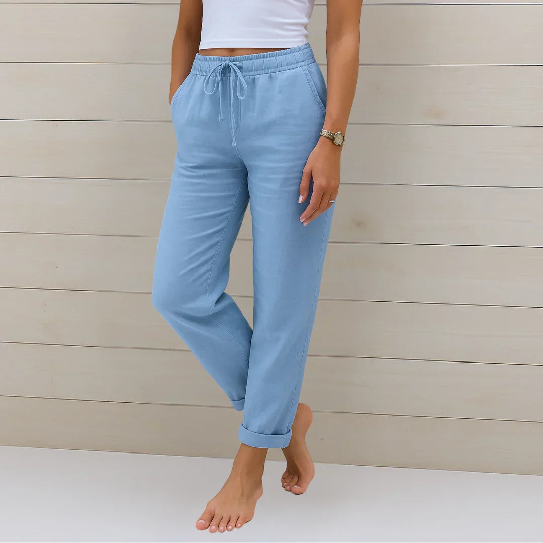 Monica | Breathable Premium Stretchable Pants Image