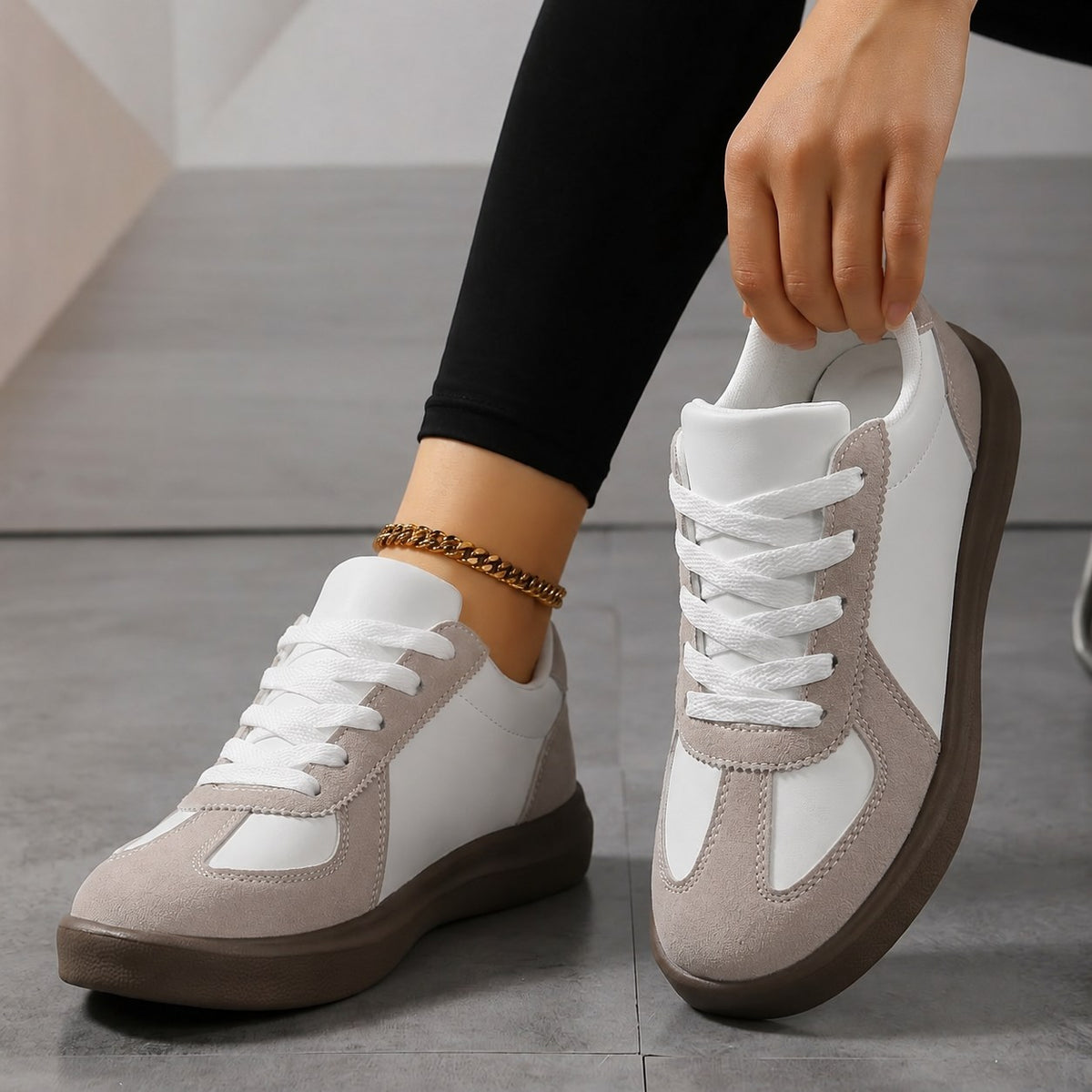 Frances | Everyday Lace-Up Sneakers