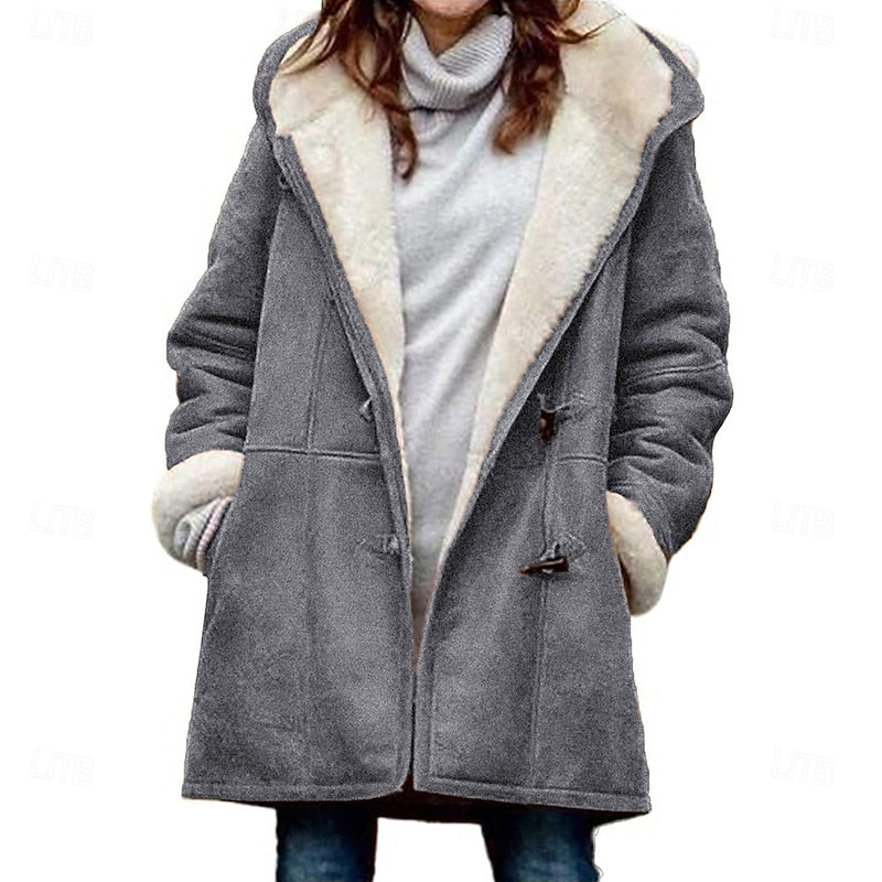 Marguerite | Cozy Hooded Winter Coat Image