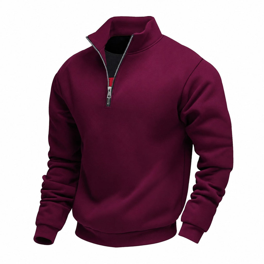Glenn | Refined Quarter-Zip Sweatshirt