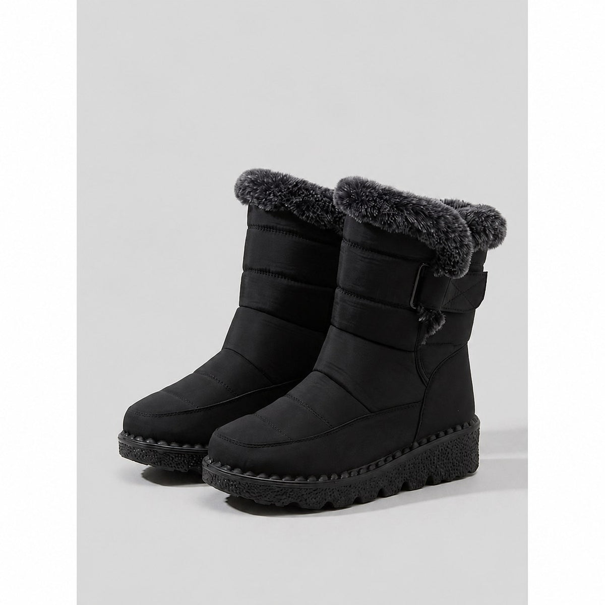 Greta | Cozy Fur-Trimmed Winter Snow Boots