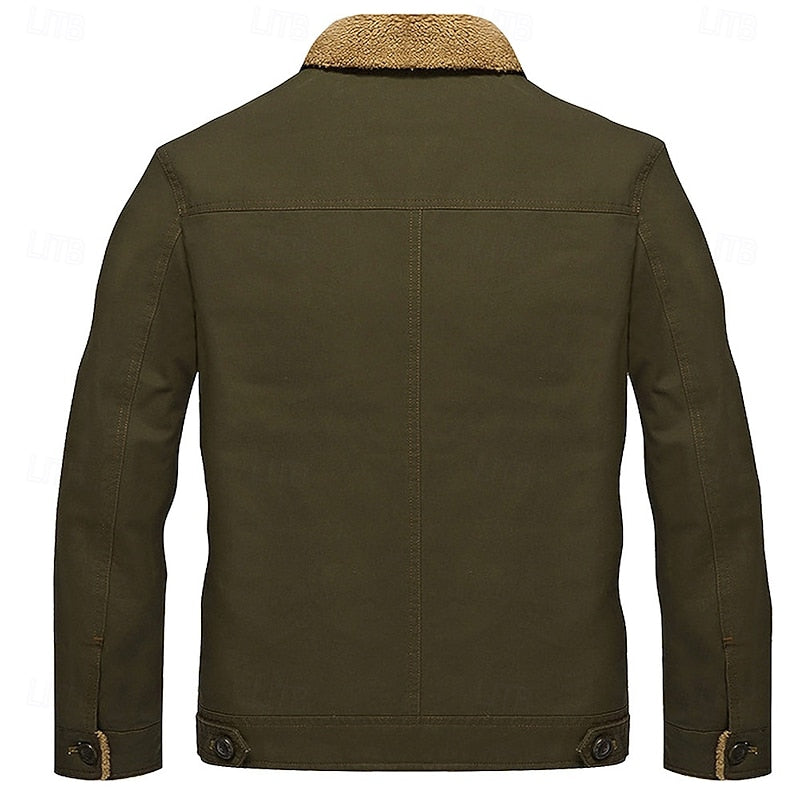 Sawyer | Fleece-Collar Utility Jacket Image