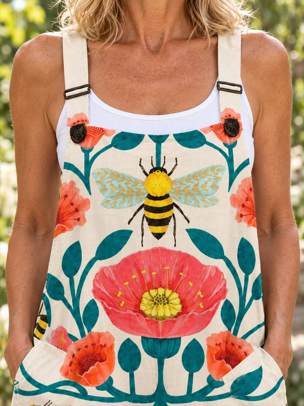 Helen | Comfortable Retro Art Jumpsuit