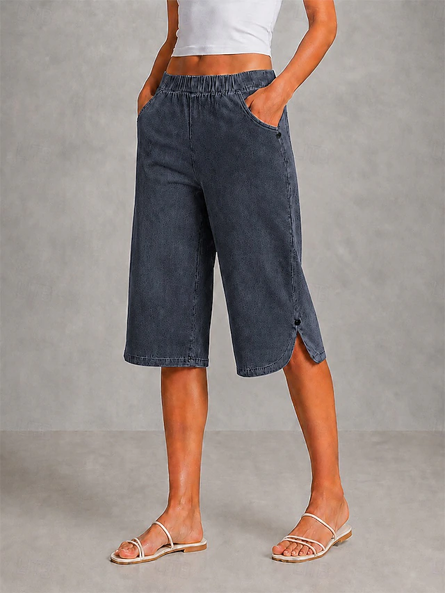 Ingrid | Relaxed Wide-Leg Capris Image