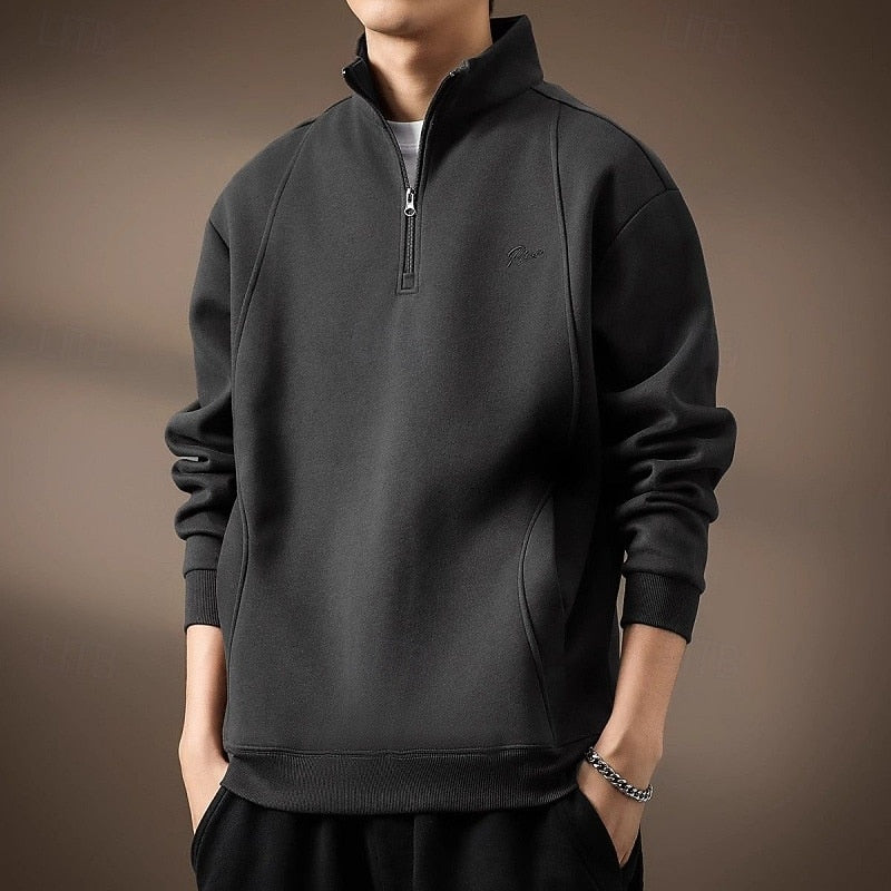 Trent | Classic Quarter-Zip Sweatshirt Image