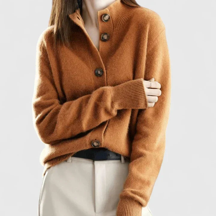 Adele | Refined Collared Cardigan Image
