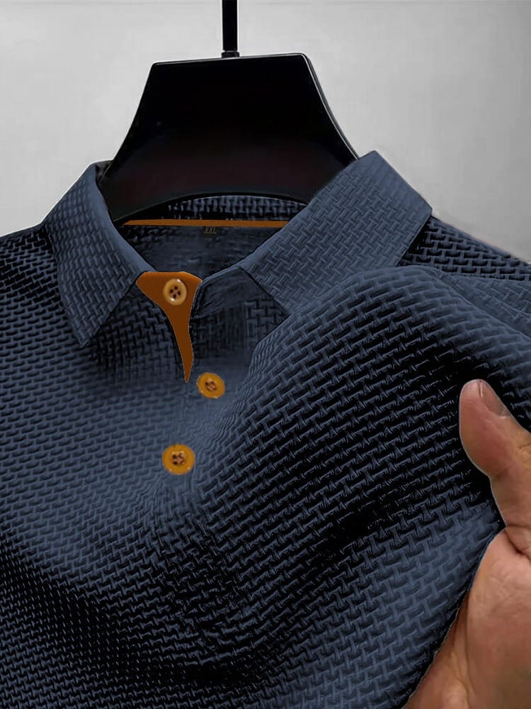 Harrison | Refined Textured Polo Shirt Image