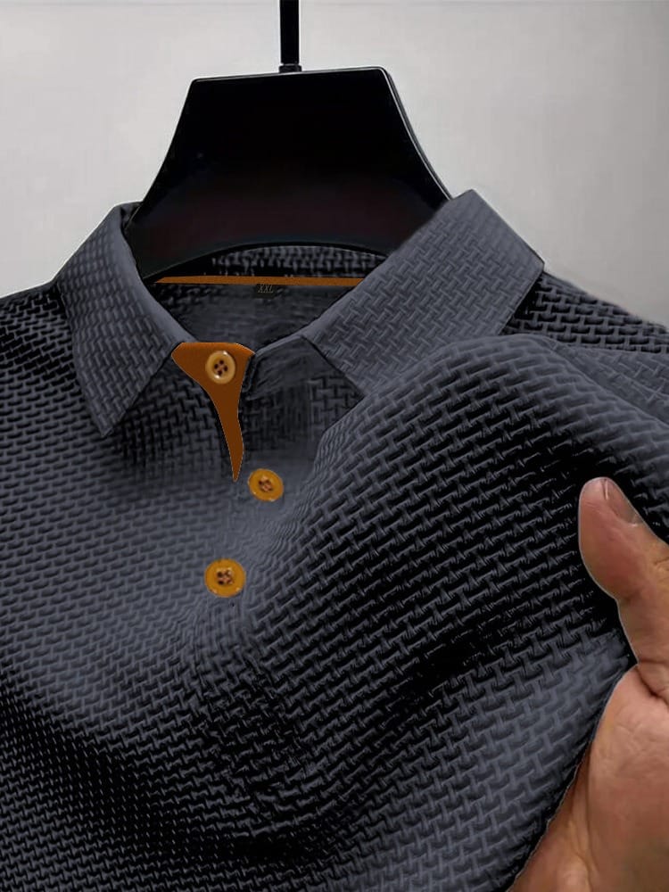 Harrison | Refined Textured Polo Shirt Image
