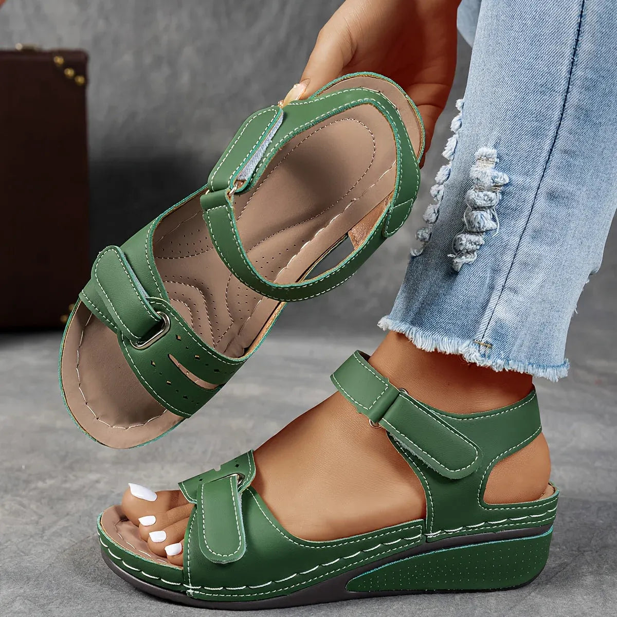 Candice | Elegant Orthopedic Strap Sandal Image